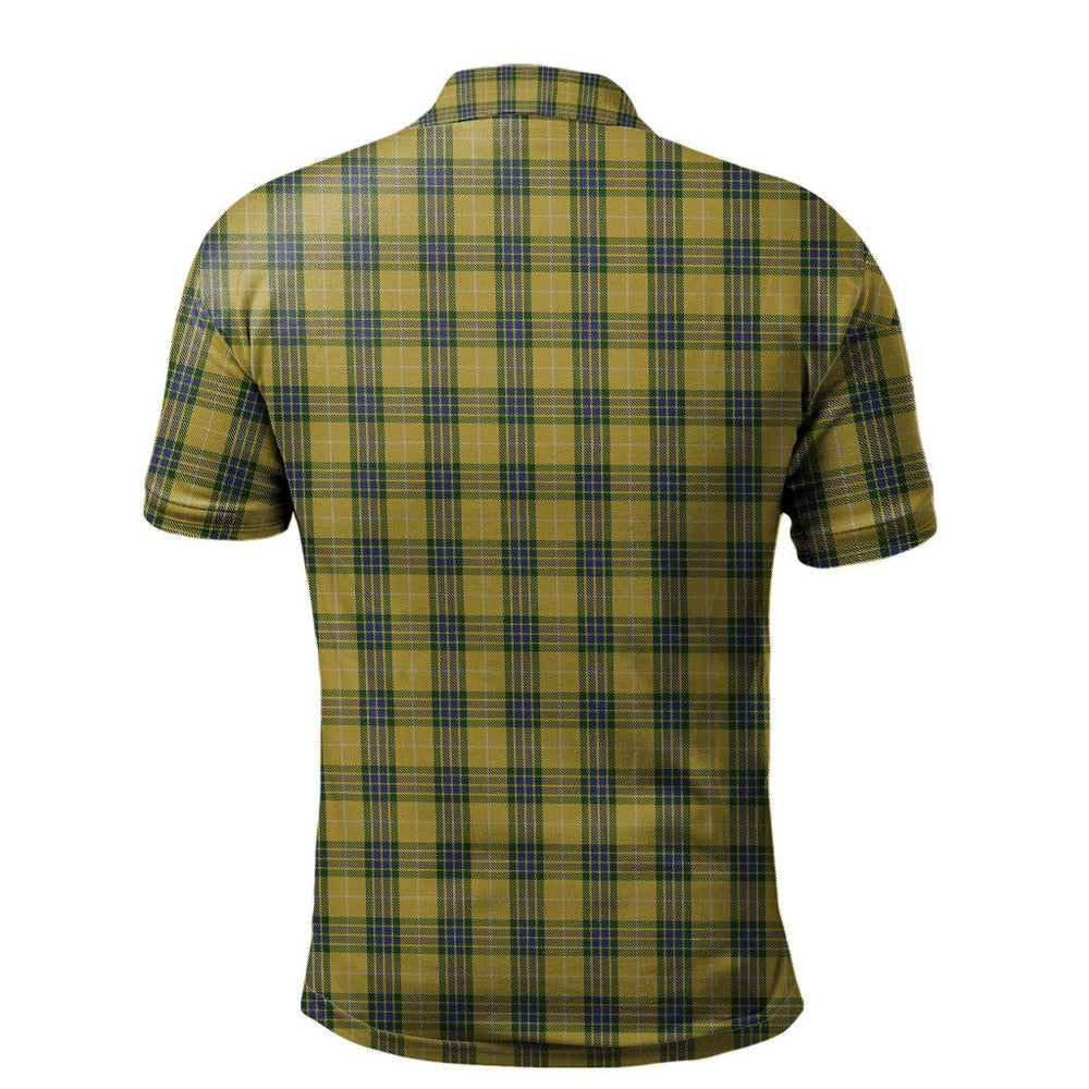 Clan Fraser Yellow 2 Tartan Polo Shirt KF12 Fraser Yellow 2 Tartan Tartan Polo