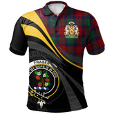 Clan Fraser of Altyre Tartan Polo Shirt - Royal Coat Of Arms Style TG81 Fraser of Altyre Tartan Tartan Polo