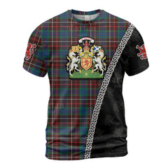 Personalized Clan Fraser Hunting Ancient Tartan Shirt with Scotland Coat of Arms & Custom Name QE91