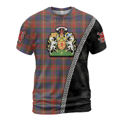 Personalized Clan Fraser Hunting Modern Tartan Shirt with Scotland Coat of Arms & Custom Name RF80