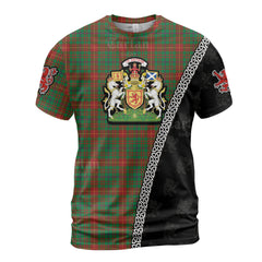Personalized Clan Fulton Tartan Shirt with Scotland Coat of Arms & Custom Name OI68