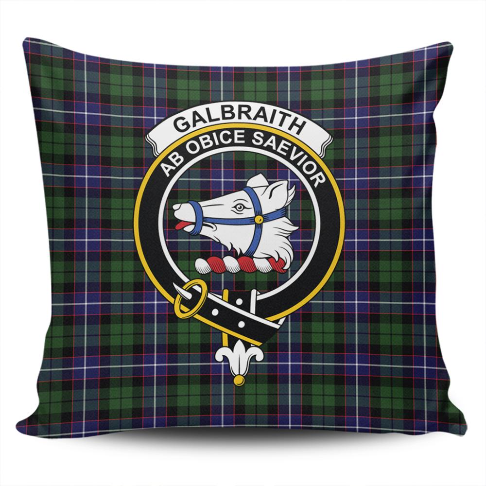 Clan Galbraith Modern Tartan Crest Pillow Cover OA83 Clan Rait Tartan Today