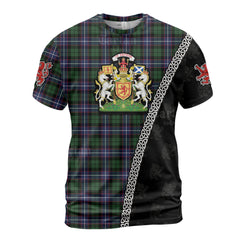 Personalized Clan Galbraith Modern Tartan Shirt with Scotland Coat of Arms & Custom Name VJ53