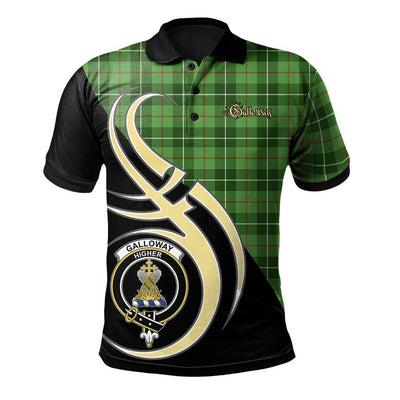 Clan Galloway Tartan Polo Shirt - Believe In Me Style