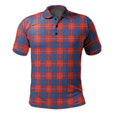 Clan Galloway Red Tartan Polo Shirt PM17 Galloway Red Tartan Tartan Polo