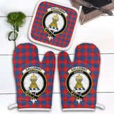 Clan Galloway Red Tartan Crest Oven Mitt And Pot Holder (2 Oven Mitts + 1 Pot Holder) LJ23 Clan Galloway Tartan Today