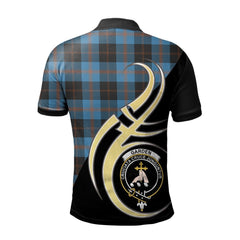 Clan Garden Tartan Polo Shirt - Believe In Me Style YQ90 Garden Tartan Tartan Polo