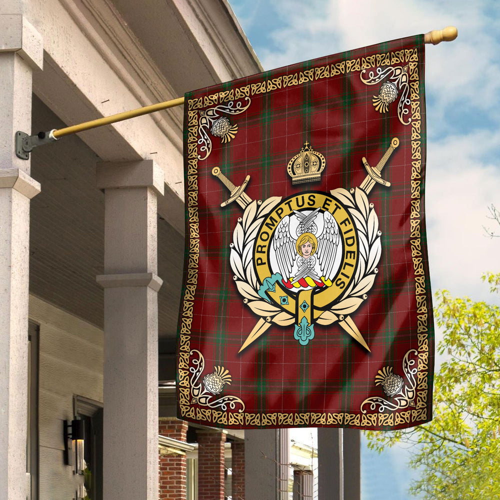 Clan Carruthers Tartan Crest Garden Flag - Celtic Thistle YV22 Clan Carruthers Tartan Today