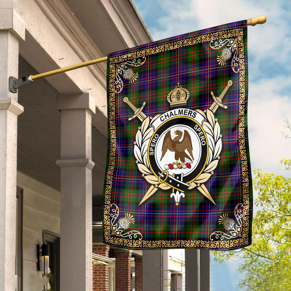 Clan Chalmers (Balnacraig) Tartan Crest Garden Flag - Celtic Thistle TI62 Clan Craig Tartan Today