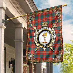 Clan Chisholm Ancient Tartan Crest Garden Flag - Celtic Thistle XA80 Clan Chisholm Tartan Today