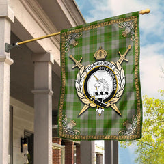 Clan Cunningham Dress Green Dancers Tartan Crest Garden Flag - Celtic Thistle QP97 Clan Cunningham Tartan Today