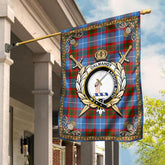 Clan Dalmahoy Tartan Crest Garden Flag - Celtic Thistle XZ12 Clan Dalmahoy Tartan Today