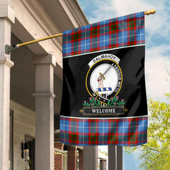 Clan Dalmahoy Tartan Crest Garden Flag - Welcome JM65 Clan Dalmahoy Tartan Today