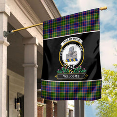 Clan Dalrymple Tartan Crest Garden Flag - Welcome FA37 Clan Dalrymple Tartan Today