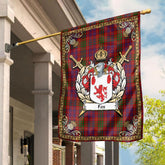 Clan Fox Red Tartan Crest Garden Flag - Celtic Thistle IW89 Clan Garden Tartan Today