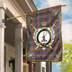 Clan Fraser (of Lovat) Hunting Modern Tartan Crest Garden Flag - Celtic Thistle ST57 Clan Fraser Tartan Today