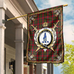 Clan Ged Tartan Crest Garden Flag - Celtic Thistle PI85 Clan Ged Tartan Today