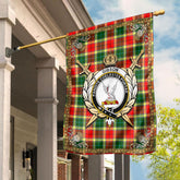 Clan Gibson Tartan Crest Garden Flag - Celtic Thistle AB71 Clan Garden Tartan Today