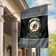 Clan Gladstone Tartan Crest Garden Flag - Welcome OS92 Clan Garden Tartan Today