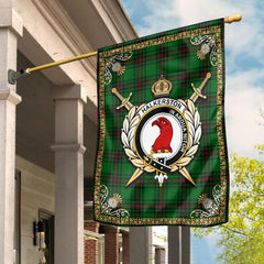 Clan Halkerston Tartan Crest Garden Flag - Celtic Thistle ZA44 Clan Halkerston Tartan Today
