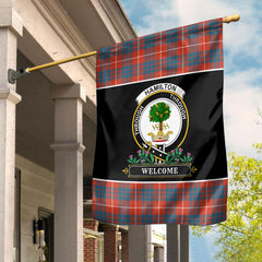 Clan Hamilton Ancient Tartan Crest Garden Flag - Welcome HR51 Clan Hamilton Tartan Today