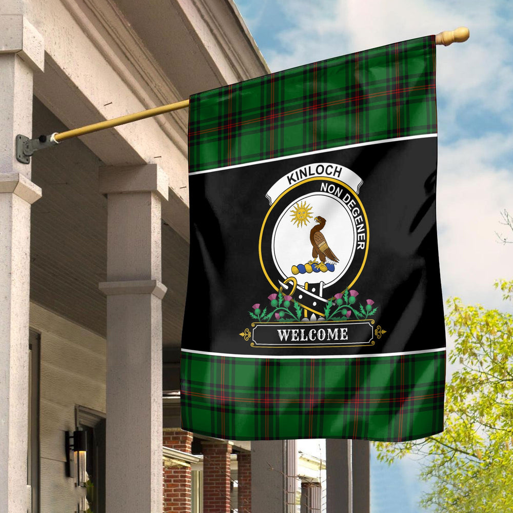 Clan Kinloch Tartan Crest Garden Flag - Welcome XO68 Clan Kinloch Tartan Today