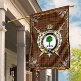 Clan Kinninmont Tartan Crest Garden Flag - Celtic Thistle GA53 Clan Garden Tartan Today