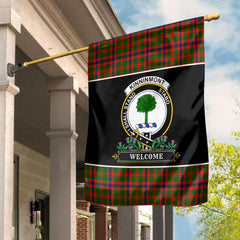 Clan Kinninmont Tartan Crest Garden Flag - Welcome AA41 Clan Garden Tartan Today