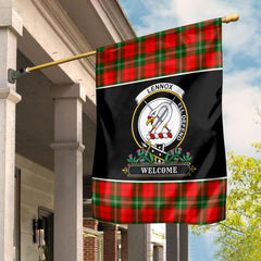 Clan Lennox Tartan Crest Garden Flag - Welcome BC99 Clan Lennox Tartan Today