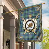Clan Leslie Hunting Ancient Tartan Crest Garden Flag - Celtic Thistle KO10 Clan Leslie Tartan Today