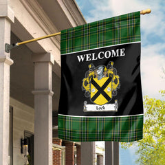 Clan Lock Tartan Crest Black Garden Flag NW46 Clan Garden Tartan Today