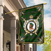 Clan MacAlpine Modern Tartan Crest Garden Flag - Celtic Thistle EI39 Clan MacAlpine Tartan Today