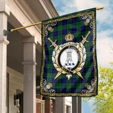 Clan MacCallum Modern Tartan Crest Garden Flag - Celtic Thistle NX82 Clan MacCallum Tartan Today