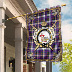 Clan MacDonald Dress Modern Tartan Crest Garden Flag - Celtic Thistle LJ56 Clan MacDonald Tartan Today
