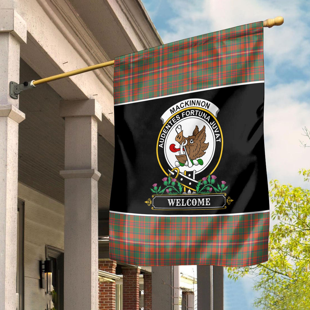 Clan MacKinnon Ancient Tartan Crest Garden Flag - Welcome OB38 Clan MacKinnon Tartan Today