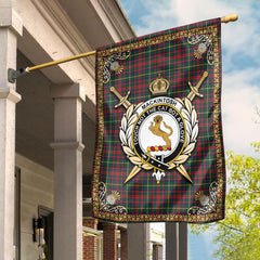 Clan MacKintosh Hunting Modern Tartan Crest Garden Flag - Celtic Thistle HY13 Clan MacKintosh / MacIntosh Tartan Today