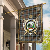 Clan MacLaren Weathered Tartan Crest Garden Flag - Celtic Thistle LB87 Clan Garden Tartan Today