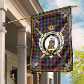 Clan MacLennan Modern Tartan Crest Garden Flag - Celtic Thistle LG10 Clan Garden Tartan Today