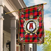 Clan MacNaughten Tartan Crest Garden Flag - Celtic Thistle DU76 Clan Garden Tartan Today