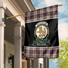 Clan MacPherson Hunting Ancient Tartan Crest Garden Flag - Welcome NT55 Clan MacPherson Tartan Today