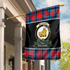 Clan MacTavish Modern Tartan Crest Garden Flag - Welcome JH49 Clan MacTavish Tartan Today