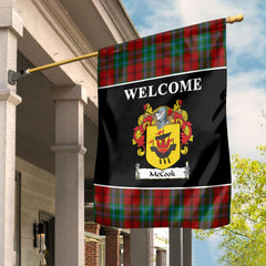 Clan McCook Tartan Coat Of Arms Black Garden Flag YB69 Clan Garden Tartan Today