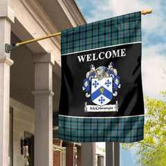 Clan McCrimmon Tartan Crest Black Garden Flag LT35 Clan Garden Tartan Today