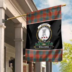Clan McLean of Duart Ancient Tartan Crest Garden Flag - Welcome GW31 Clan Garden Tartan Today