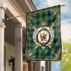Clan Mow Tartan Crest Garden Flag - Celtic Thistle SE47 Clan Mow Tartan Today