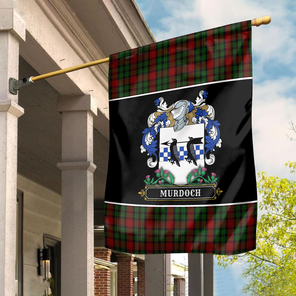 Clan Murdoch Tartan Crest Garden Flag - Welcome LP91 Clan Garden Tartan Today