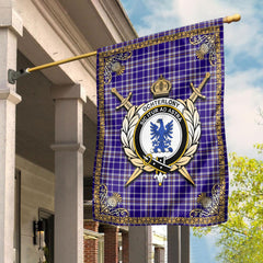 Clan Ochterlony Tartan Crest Garden Flag - Celtic Thistle UC17 Clan Ochterlony/ Ochterlonie Tartan Today