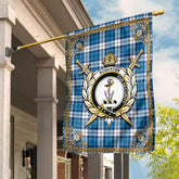 Clan Roberton Tartan Crest Garden Flag - Celtic Thistle CZ90 Clan Roberton Tartan Today