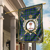 Clan Robertson Hunting Modern Tartan Crest Garden Flag - Celtic Thistle LB54 Clan Robertson Tartan Today