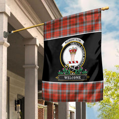 Clan Clan Robertson Weathered Tartan Crest Garden Flag - Welcome AV28 Clan Robertson Tartan Today